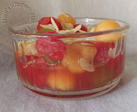 Salade de melon, pastèque et amandes salade melon pasteque (2)