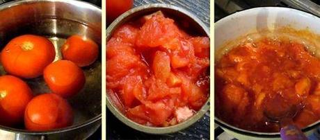 Sorbet tomate fraise sorbet tomate montage 1