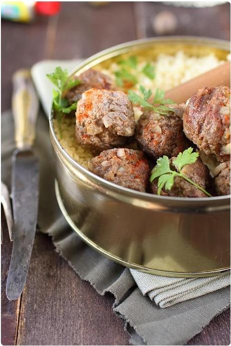 Boulettes de boeuf, saveur couscous Boulettes de boeuf, saveur couscous