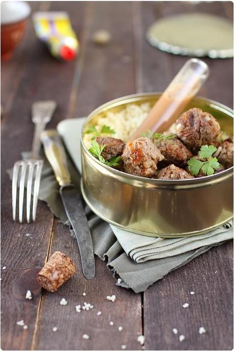 Boulettes de boeuf, saveur couscous Boulettes de boeuf, saveur couscous