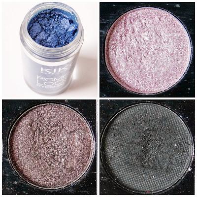 Makeup en dégradé bleu violet