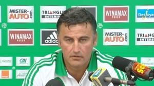 Mercato-ASSE : « On va recruter un attaquant dans les plus brefs délais » galtier-asse-conf