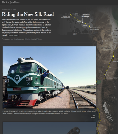 Riding the new silk road