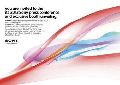 Sony présentera ses nouveautés le 4 septembre Sony_IFA