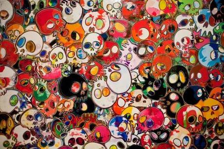 takashi-murakami-flowers-amp-skulls-exhibition