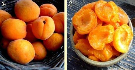 Sorbet abricot à l'italienne montage abricot 1