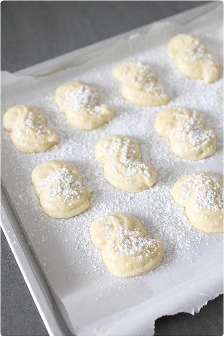 Petits biscuits au citron, miel et huile dolive