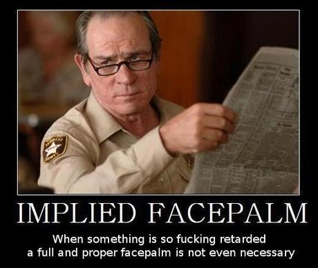 Bingos mafieux pour les douanes Implied Facepalm