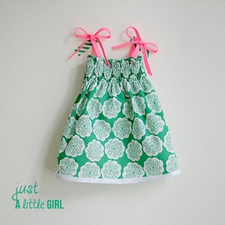 Just a girl // easy smocks patron just a little girl-baby
