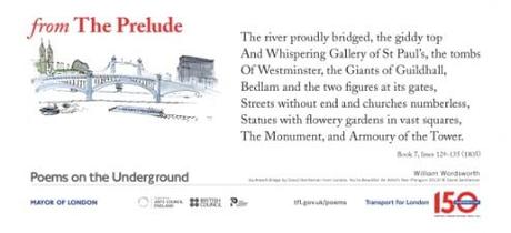 VOYAGE : Les 150 ans du métro londonien 84-Wordsworth+On+Westminster+Bridge