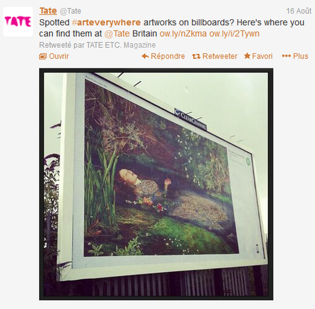 tate_tweet Quand l’art remplace la publicité