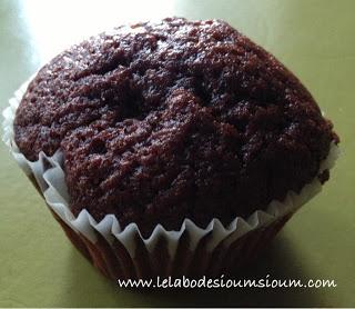 recette Muffin Chocolat  poires