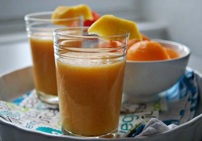 Smoothie melon, nectarine et pomme Smoothie melon, nectarine et pomme