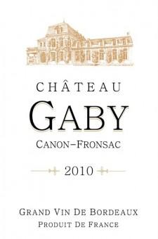 Château Gaby - Etiquette Château Gaby Etiquette 225x340