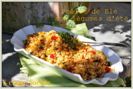 Poêlée de blé aux légumes d'été Legumes 0762-001