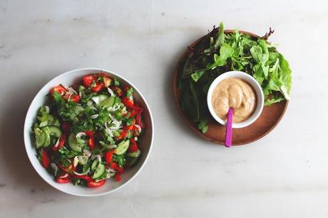 Salade crudités thaïe