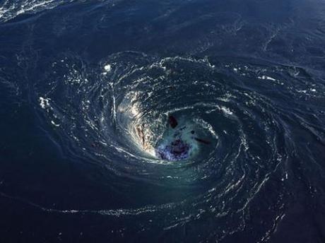 vortex dans l'océan atlantique