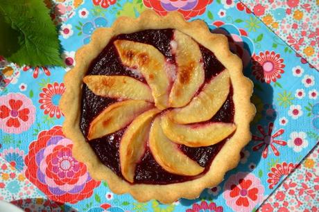 Tartelettes à la mûre & aux nectarines { Vegan } Tartelette-mures-nectarine2.JPG