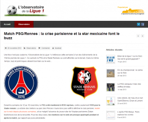 Observatoire de la Ligue 1 Business case : Observatoire de la Ligue 1