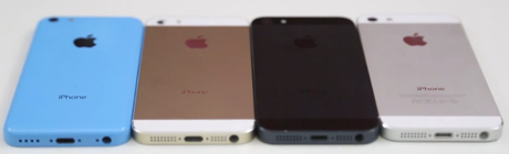 Vidéo : iPhone 5S or/champagne vs iPhone 5C vs iPhone 5 iPhone 5S vs iPhone 5C vs iPhone 5