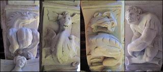 Les reliefs du patio du covento de las duenas de Salamanca Les reliefs du patio du covento de las duenas de Salamanca