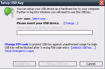 2 Sécuriser votre pc avec une clé USB