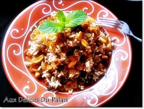Riz Oriental aux fruits secs riz aux fruits secs iranien