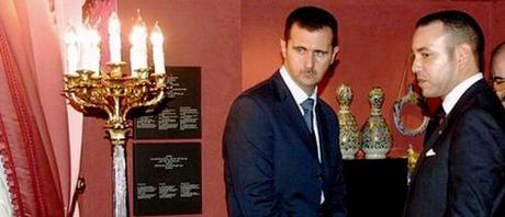 Bachar al-Assad et Mohamed VI