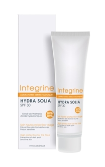 Hydra Solia SPF30, le soin haute protection visage d’Integrine