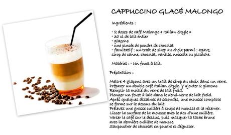 Cappuccino glacé capuccino glacé malongo