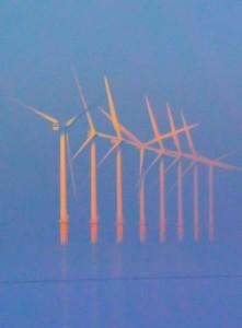 Eoliennes offshore Comparaisons éolien terrestre/ éolien marin à Fécamp