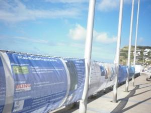 Comparaisons éolien terrestre/ éolien marin à Fécamp Panneaux