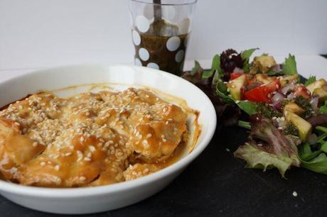 Poulet à la turque, crème de sésame Poulet à la turque, crème de sésame - 1