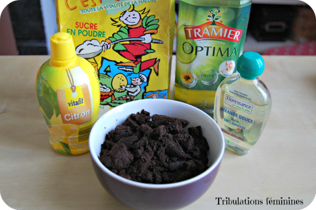 Le gommage qui claque sa chatte ! ingredients gommage