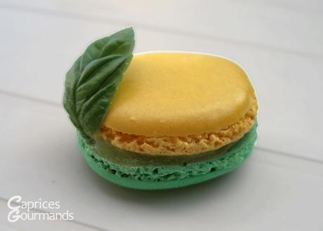 Macarons citron-basilic Citron-basilic