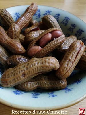 Cacahuètes mijotées aux cinq parfums 五香花生 wǔxiāng huāshēng