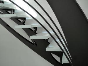 Détail Escalier Design Art Nouveau