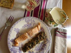 Saumon vapeur et sa petite duxelles P1110357