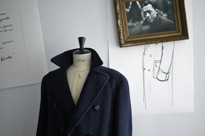 manteau années 40 elegance de la revolte vanessa lekpa mode masculine manteau annes 40 élégance de la révolte marque francaise fati main localement paris