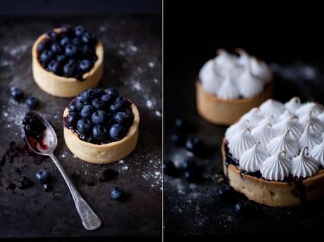 Sunday kitchen: Bluberries meringue pie