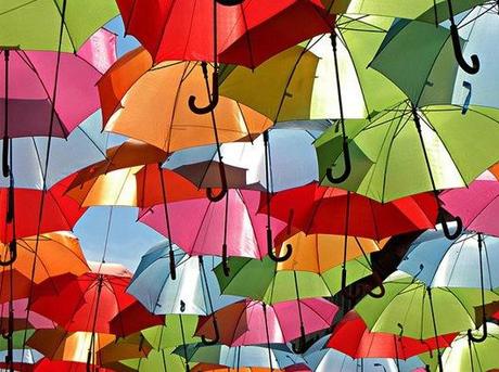 parapluie colorés