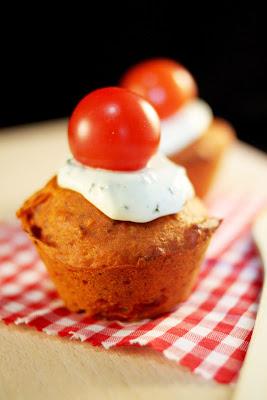 Cupcakes Tomate Basilic Cupcakes Tomate Basilic