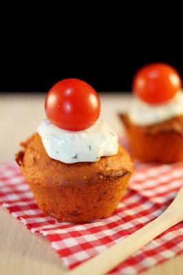 Cupcakes Tomate Basilic Cupcakes Tomate Basilic