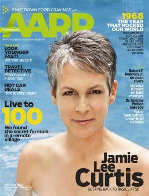 Jamie Lee Curtis prend la défense de Miley Cyrus Jamie Lee Curtis en couverture d'AARP