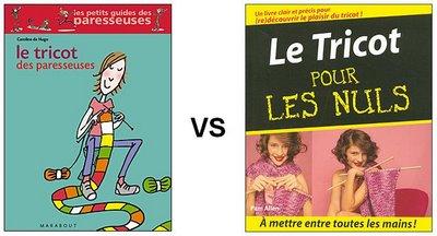 Les Paresseuses VS les Nuls livres de tricot