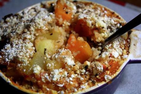 Crumble de poulet à la semoule et ses petits légumes IMG_9450