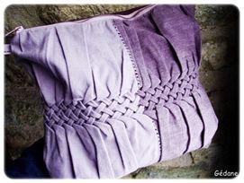 Le thème du ptit défi du 7 octobre : les plis tressage