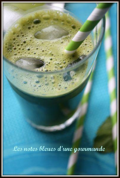 Boisson au thé matcha , limonade et citron IMG_8648_