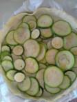 Quiche aux courgettes & aux fromages de chèvre courgettes