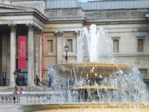 Londres 2013: le citytrip entre filles Fontaine sur Trafalgar Square
